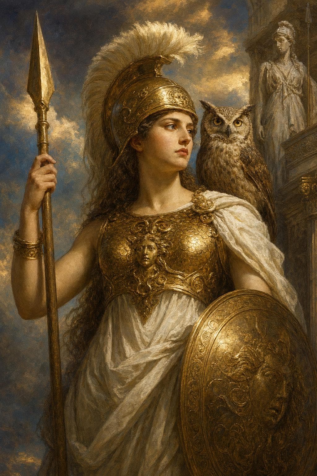 Mythological portrait — Athena