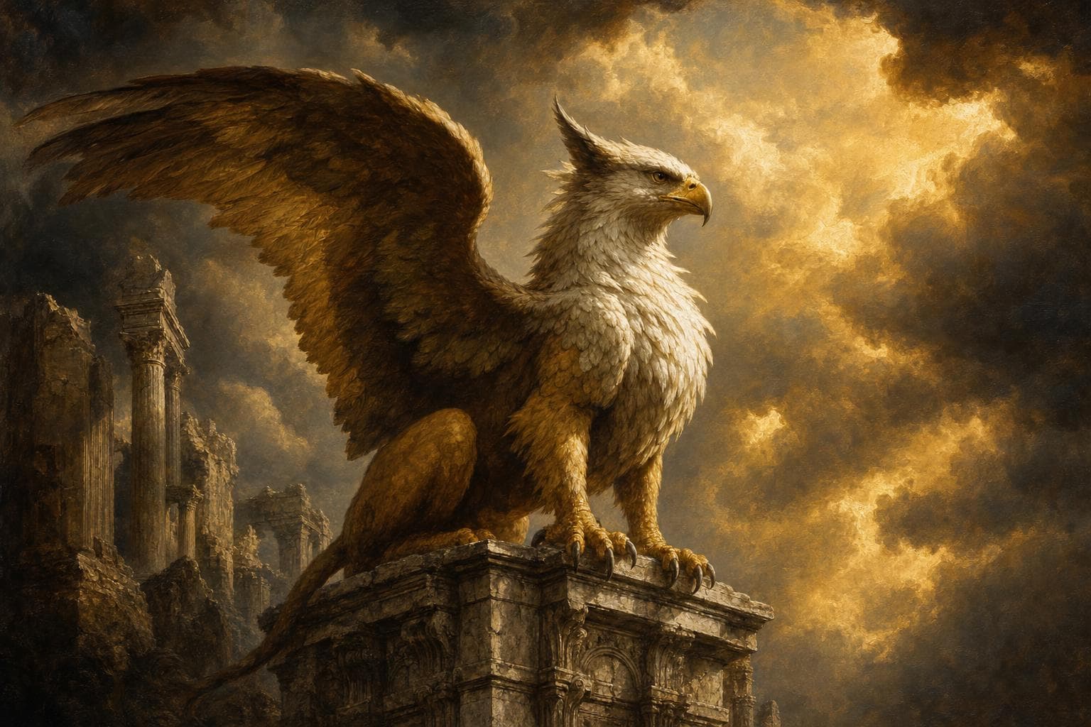 Mythological portrait — Griffin