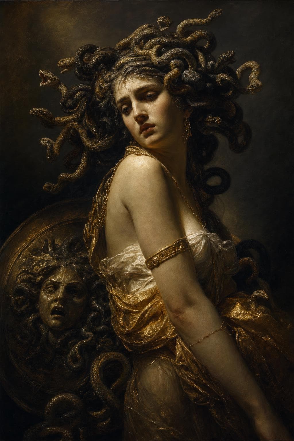 Mythological portrait — Medusa