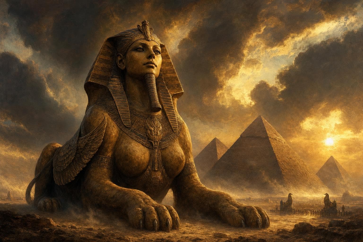 Mythological portrait — The Sphinx