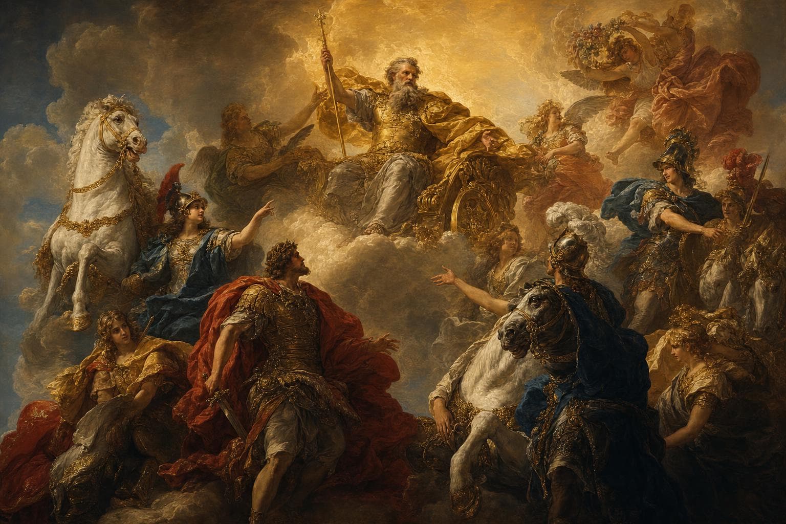 Myth in the style of Rubens