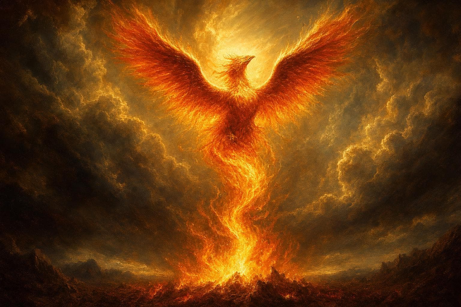 Mythological portrait — Phoenix