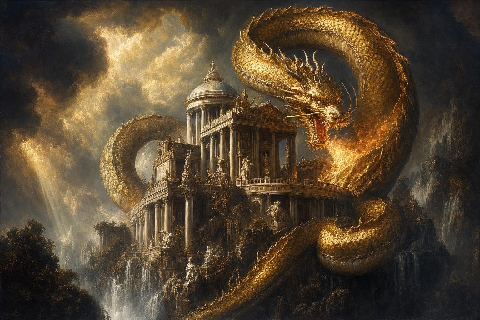 Wild beasts rendered as myth