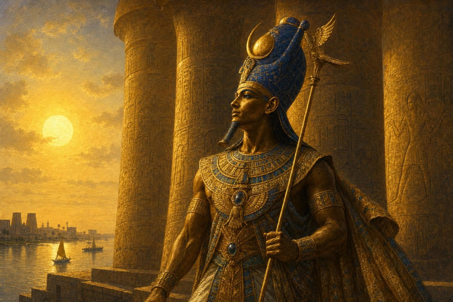 Mythological portrait — The Nile